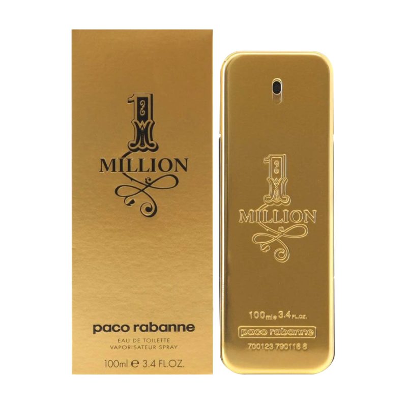 1 Million For Men By Paco Rabanne Eau De Toilette Spray 3.4 oz