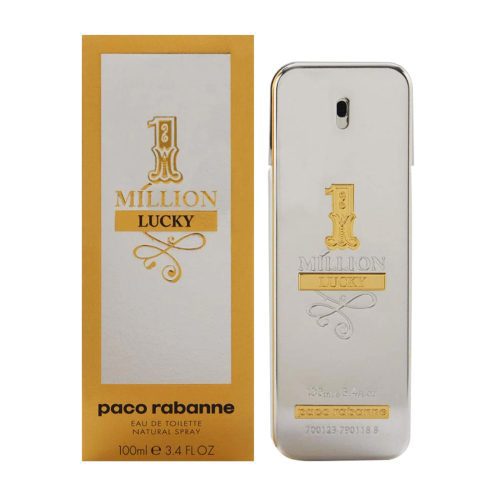 1 Million Lucky for Men by Paco Rabanne Eau de Toilette Spray 3.4 oz