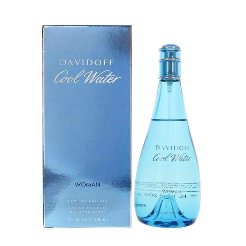 CoolWaterForWomenByDavidoffEauDeToiletteSpray6.7oz