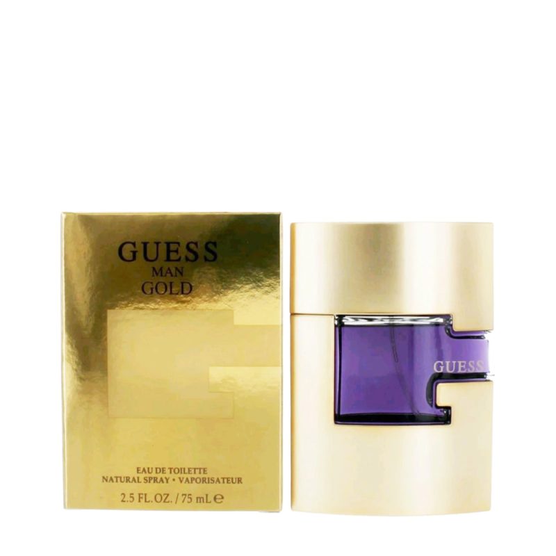 GuessManGoldForMenByGuessEaudeToiletteSpray2.5oz