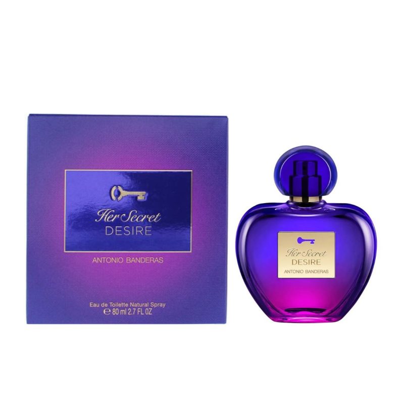 HerSecretDesireForWomenbyAntonioBanderasEauDeToiletteSpray2.7oz