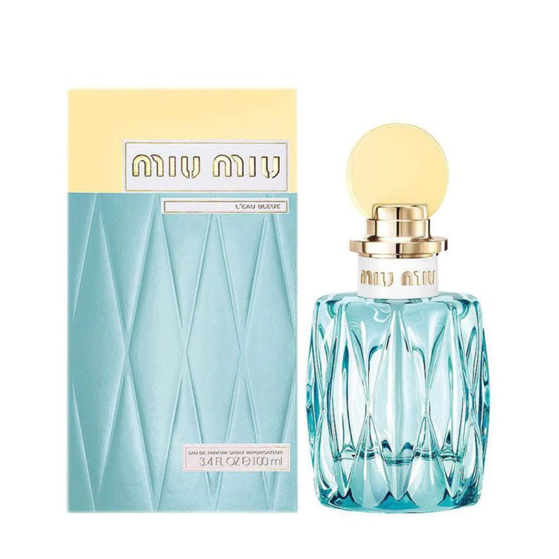 MiuMiuL eauBleueForWomenByMiuMiuEauDeParfumSpray3.4Oz