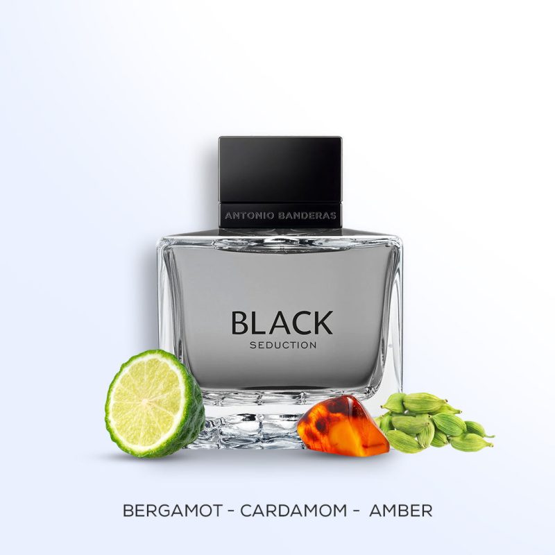 SeductionInBlackForMenByAntonioBanderasEauDeToiletteSpray 1