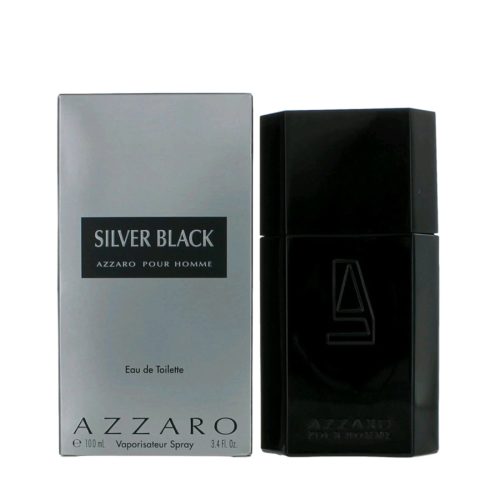 SilverBlackForMenByAzzaroEaudeToiletteSpray3.4oz