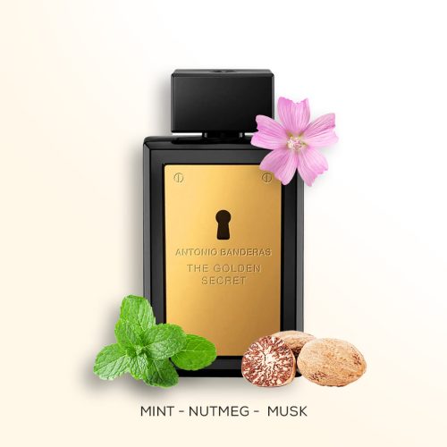 TheGoldenSecretForMenByAntonioBanderasEauDeToiletteSpray 1