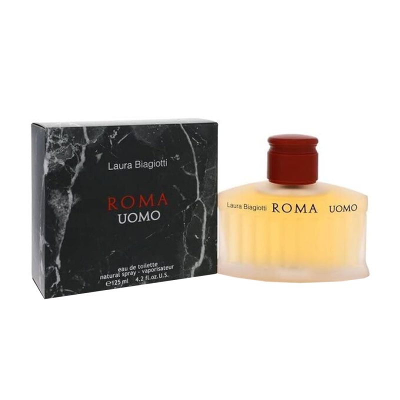 roma for men by laura biagiotti eau de toilette spray 4 2 oz